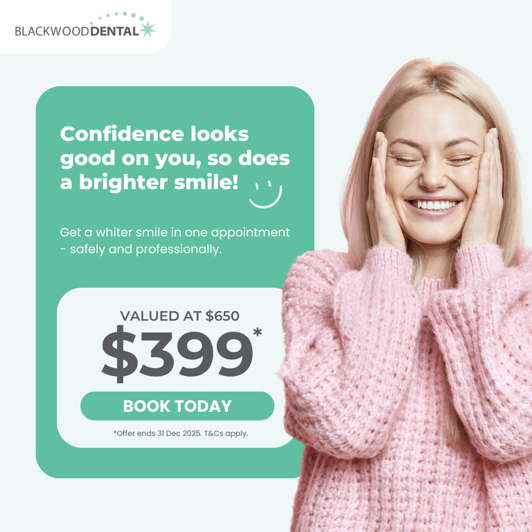 In Chair Whitening Promo In-Chair Whitening Offer